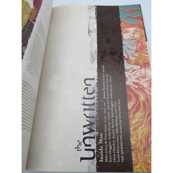 The Unwritten Volume 2 Inside Man 2010 First Printing Mike Carey Peter Gross - Picture 12 of 12